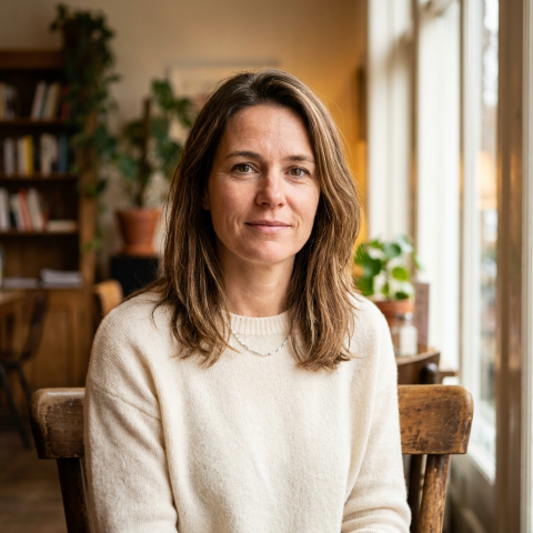 Portret van Marieke, 42 jaar — cliënt Revalis