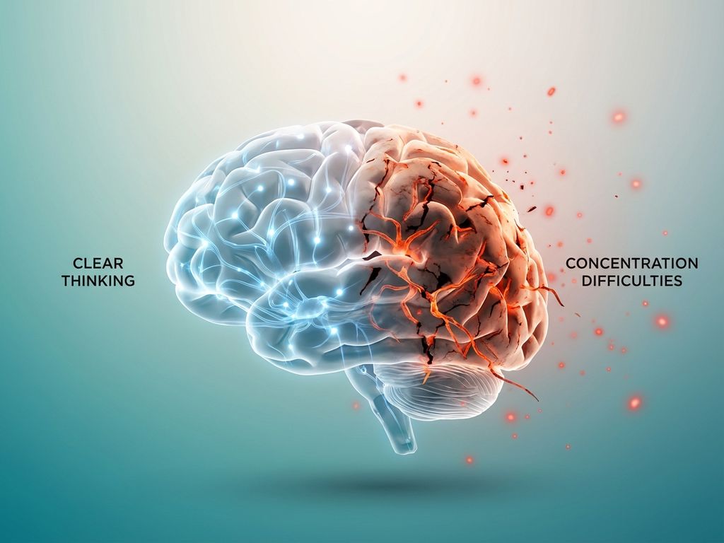 Wat veroorzaakt concentratieproblemen bij chronische pijn?